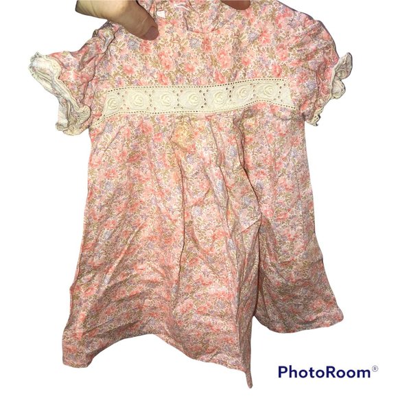 Jean Dubuis Made in France vintage BABY girls liberty-esques floral prin… - Picture 1 of 2